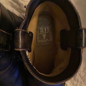 Frye smith harness shirt leather motorcycle